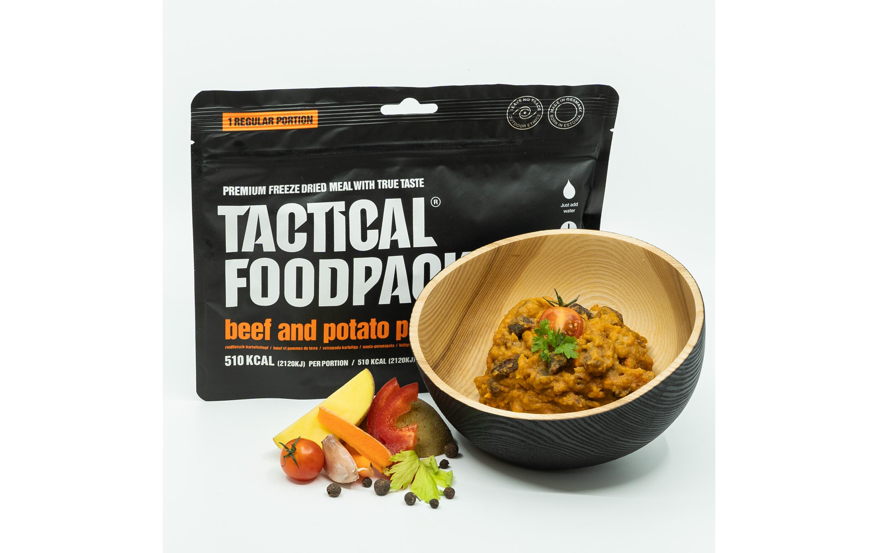 Tactical Foodpack Hauptgericht Beef and Potato Pot Tactical Foodpack Hauptgericht Beef and Potato Pot