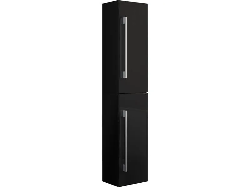 VCM Badezimmerregal Badinos 33 x 150 cm, Schwarz
