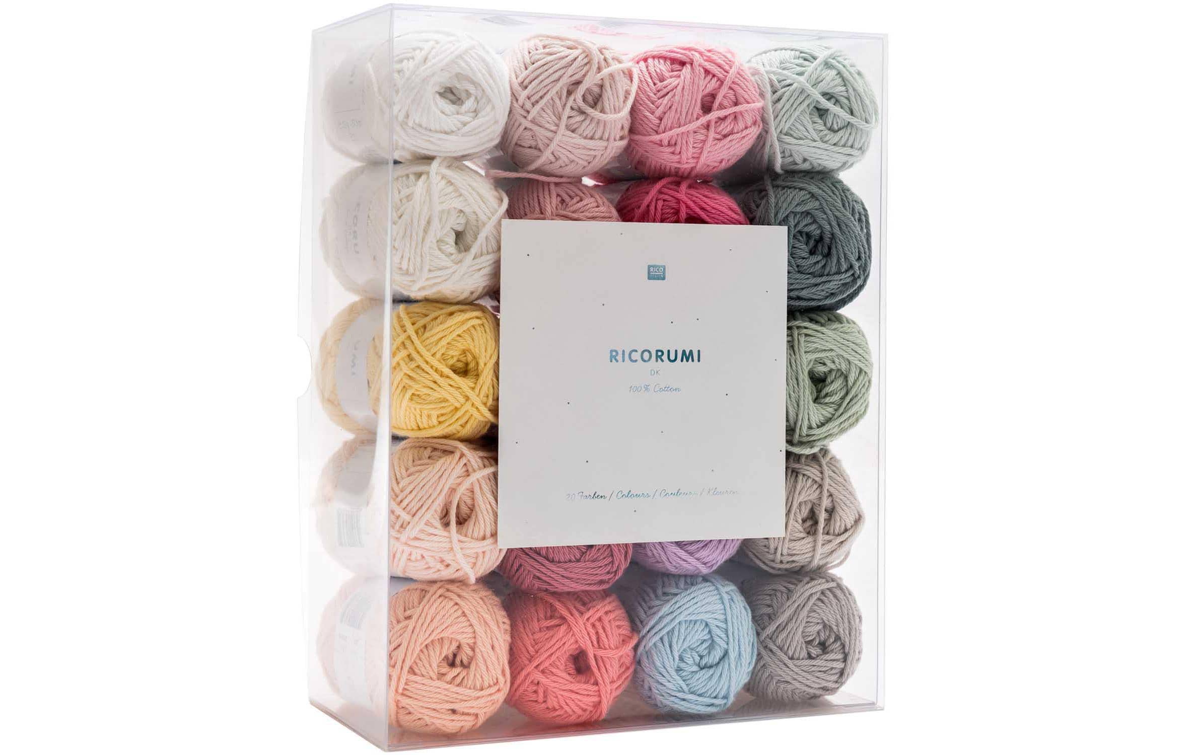 Rico Design Wolle Ricorumi Baby-Pastell, 20-teilig