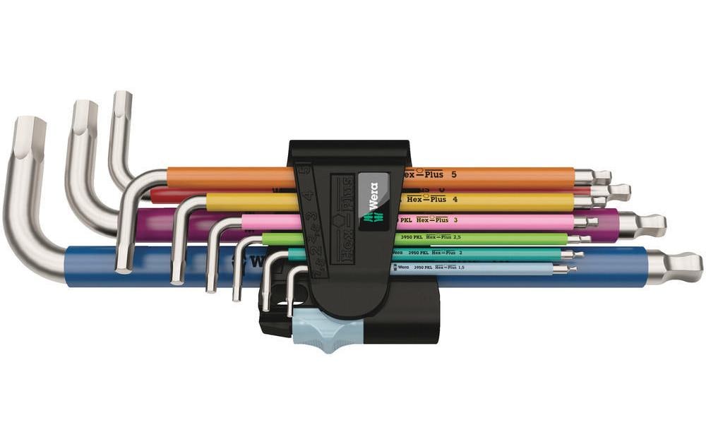 Wera Winkelschlüssel-Set 1.5-10 mm Innensechskant Wera Winkelschlüssel-Set 1.5-10 mm Innensechskant
