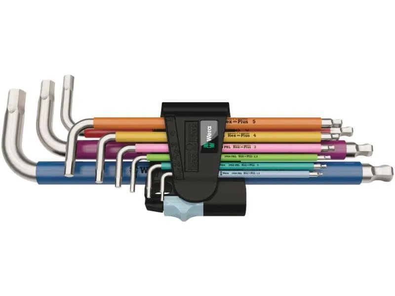 Wera Winkelschlüssel-Set 1.5-10 mm Innensechskant