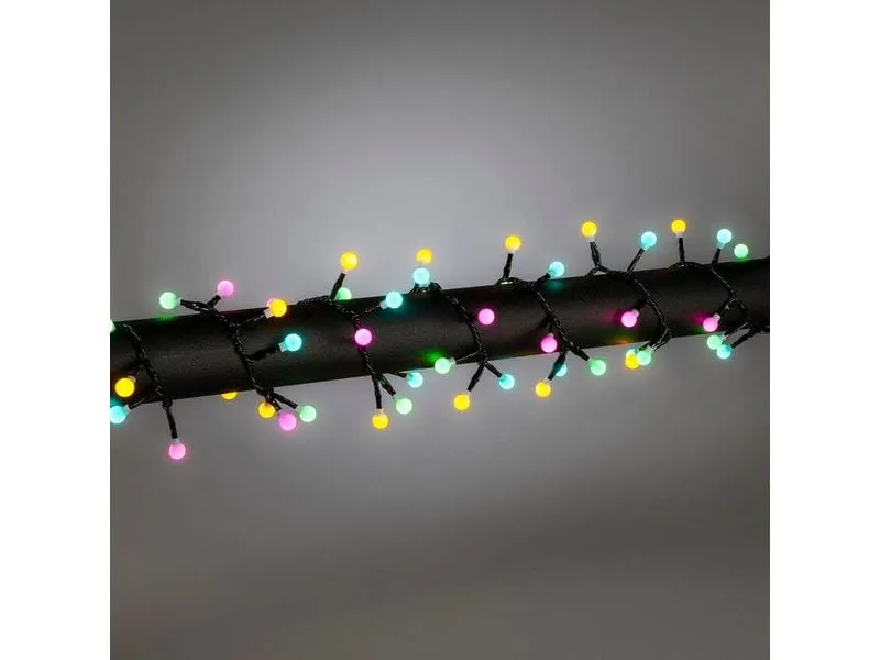 Konstsmide LED Globe-Lichterkette Cluster 9.38m candy colour Konstsmide LED Globe-Lichterkette Cluster 9.38m candy colour