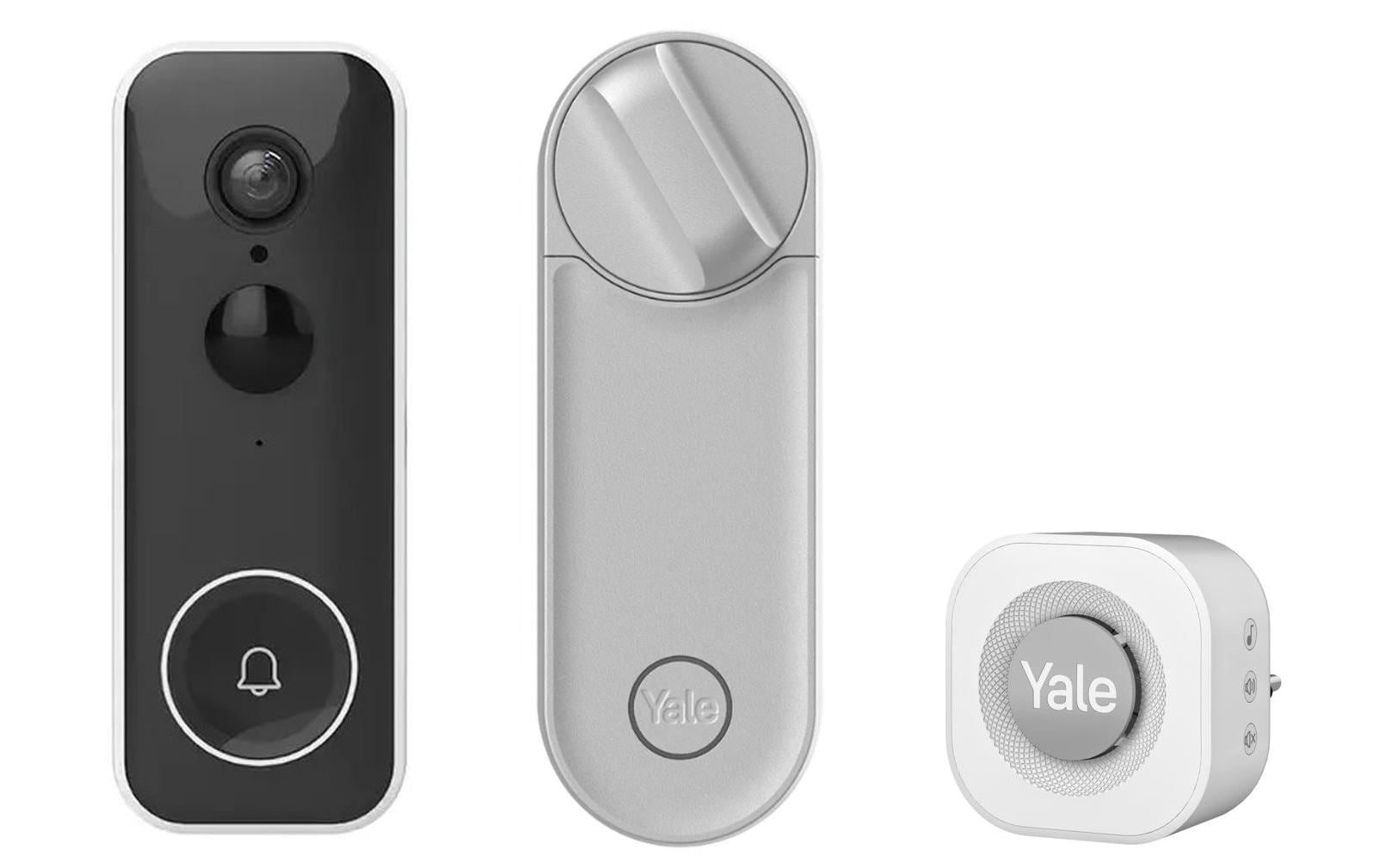 Yale Schloss Linus L2 Smart Lock VDC-Kit, Silber Yale Schloss Linus L2 Smart Lock VDC-Kit, Silber