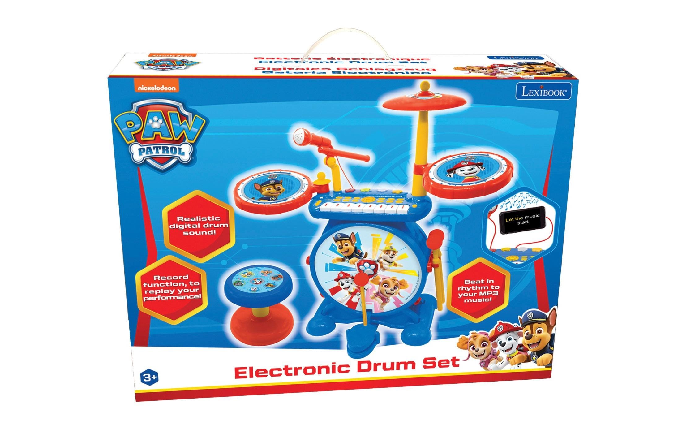 Lexibook Musikinstrument Paw Patrol Elektronisches Schlagzeug