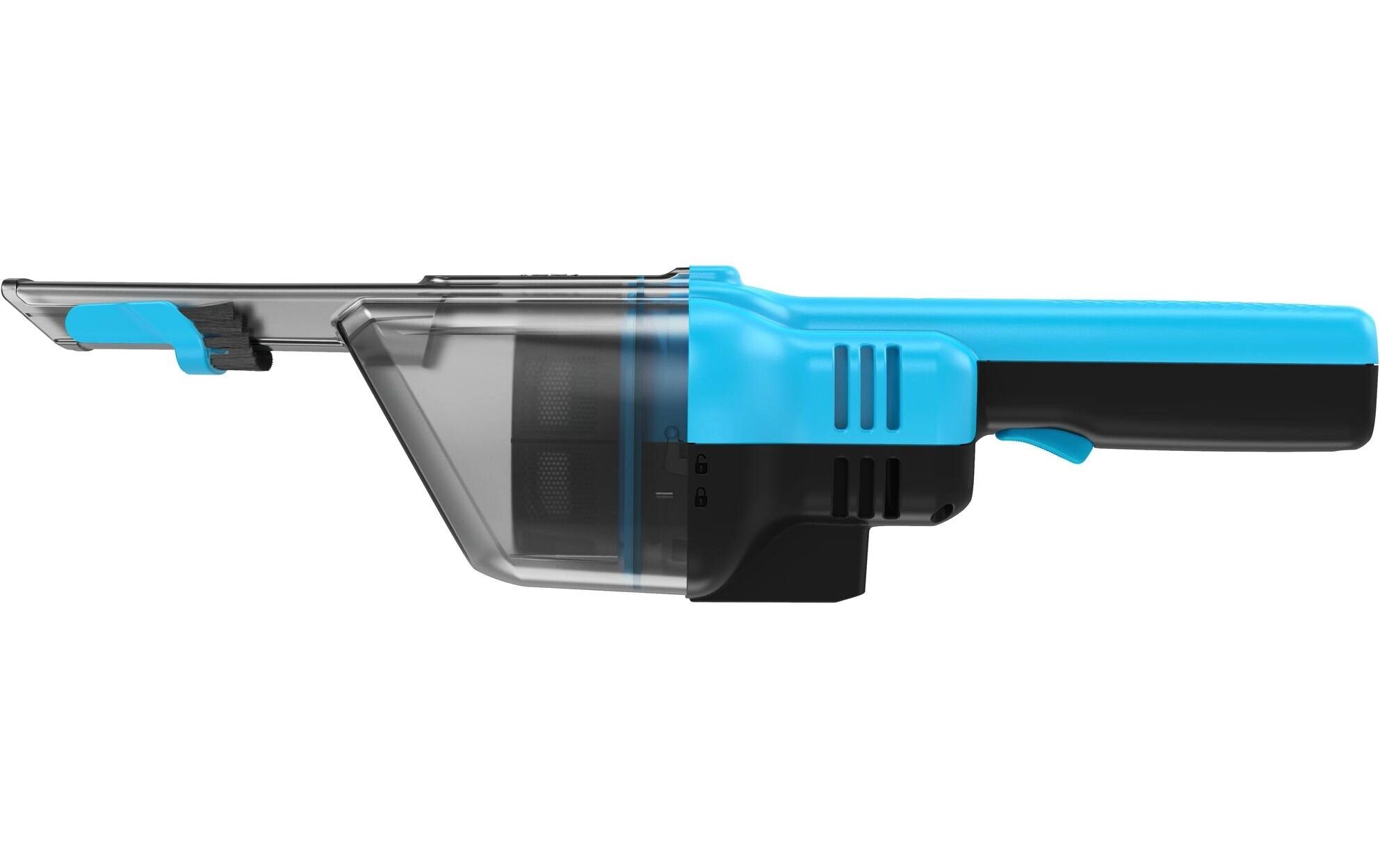 BLACK+DECKER Akku-Handsauger NVD215J-QW Hellblau/Schwarz