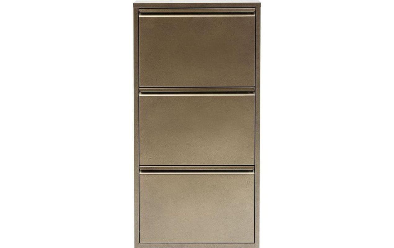 Kare Schuhschrank Caruso 100 x 50 cm, Bronze