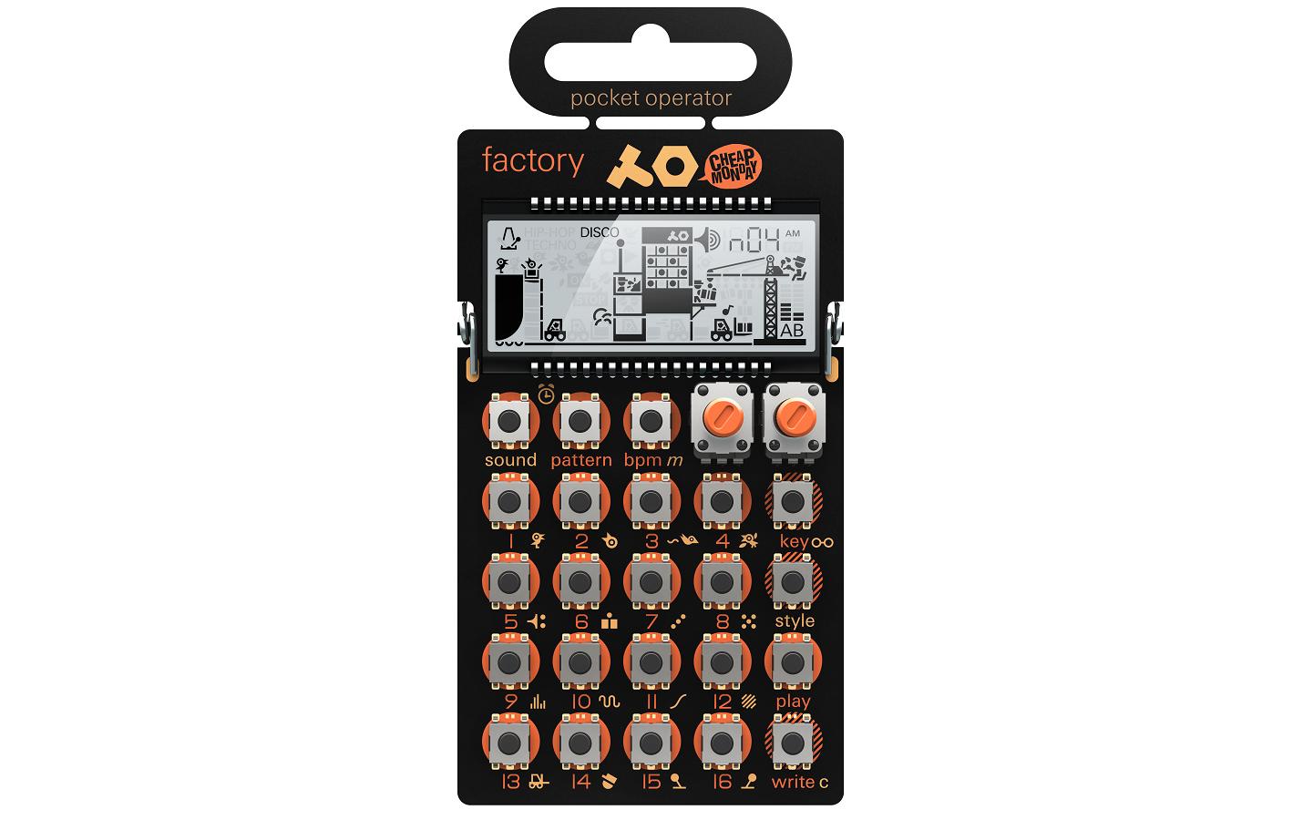 Teenage Engineering Synthesizer PO-16 Factory Teenage Engineering Synthesizer PO-16 Factory