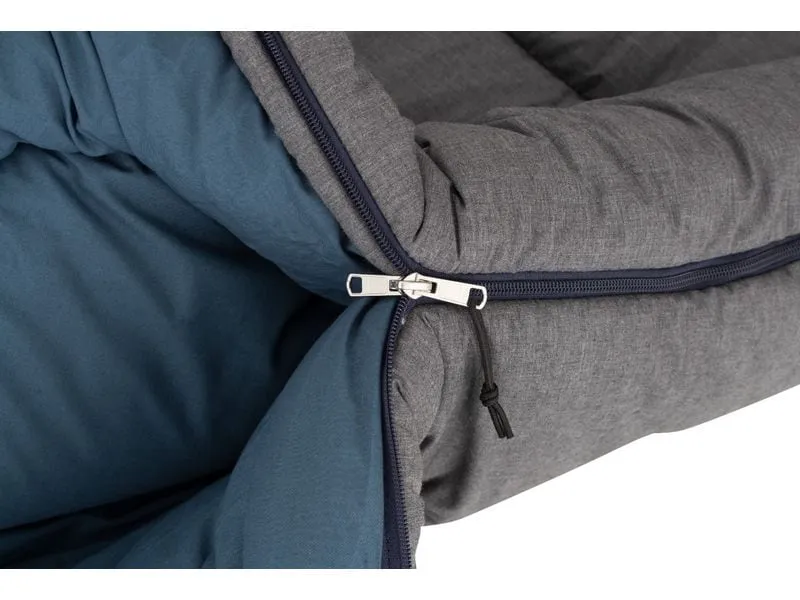 Eurotrail Texel Deckenschlafsack Polyester, Grau/Blau Eurotrail Texel Deckenschlafsack Polyester, Grau/Blau