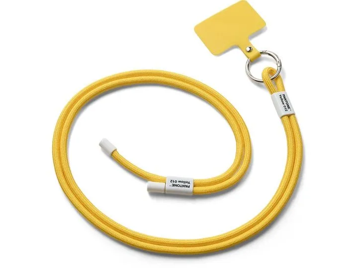 Pantone by Copenhagen Design AdjustablePhonestrap Yellow012 Pantone by Copenhagen Design AdjustablePhonestrap Yellow012