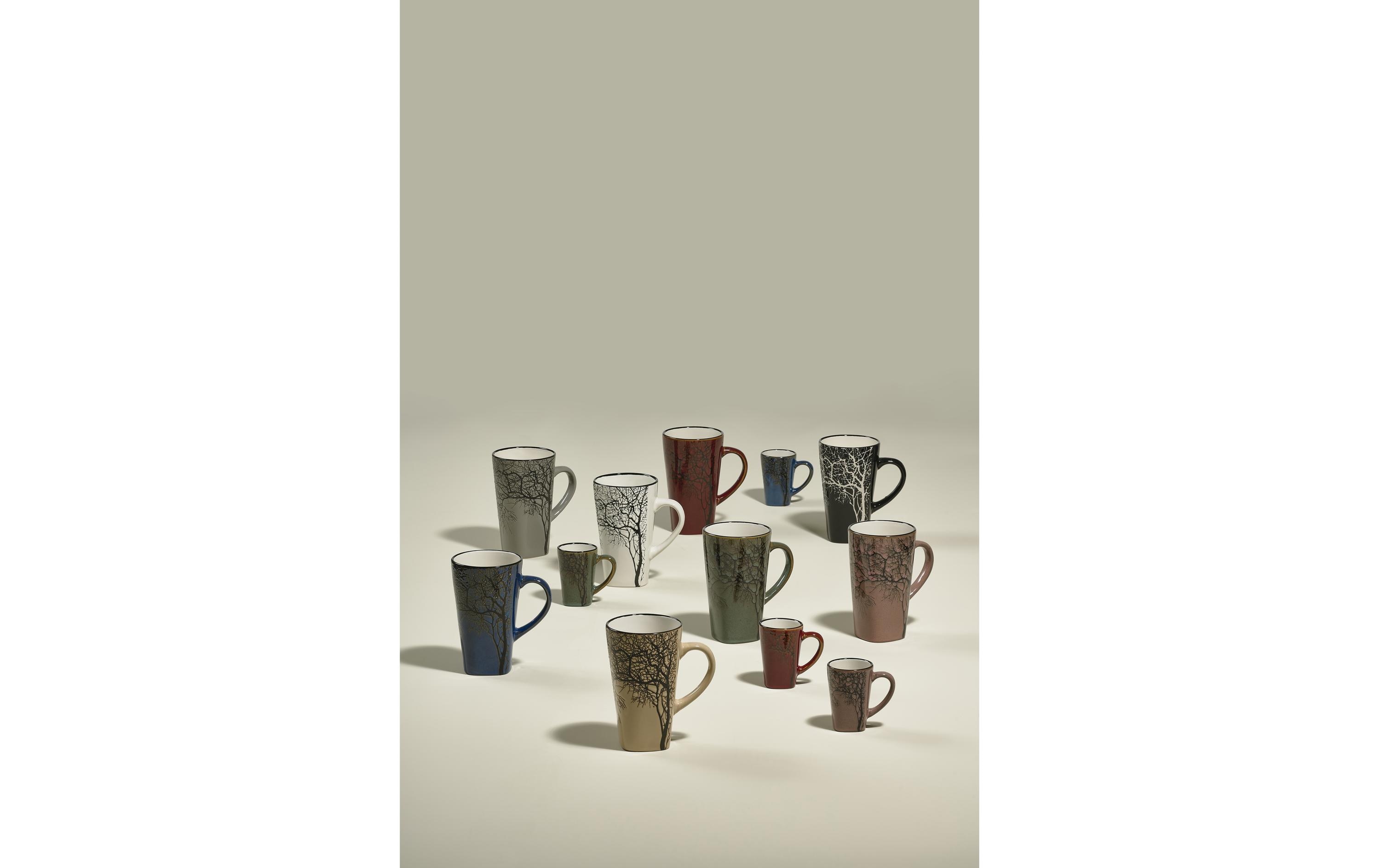 Villa Collection Espressotasse Hela 100 ml , 4 Stück, Dunkelrosa