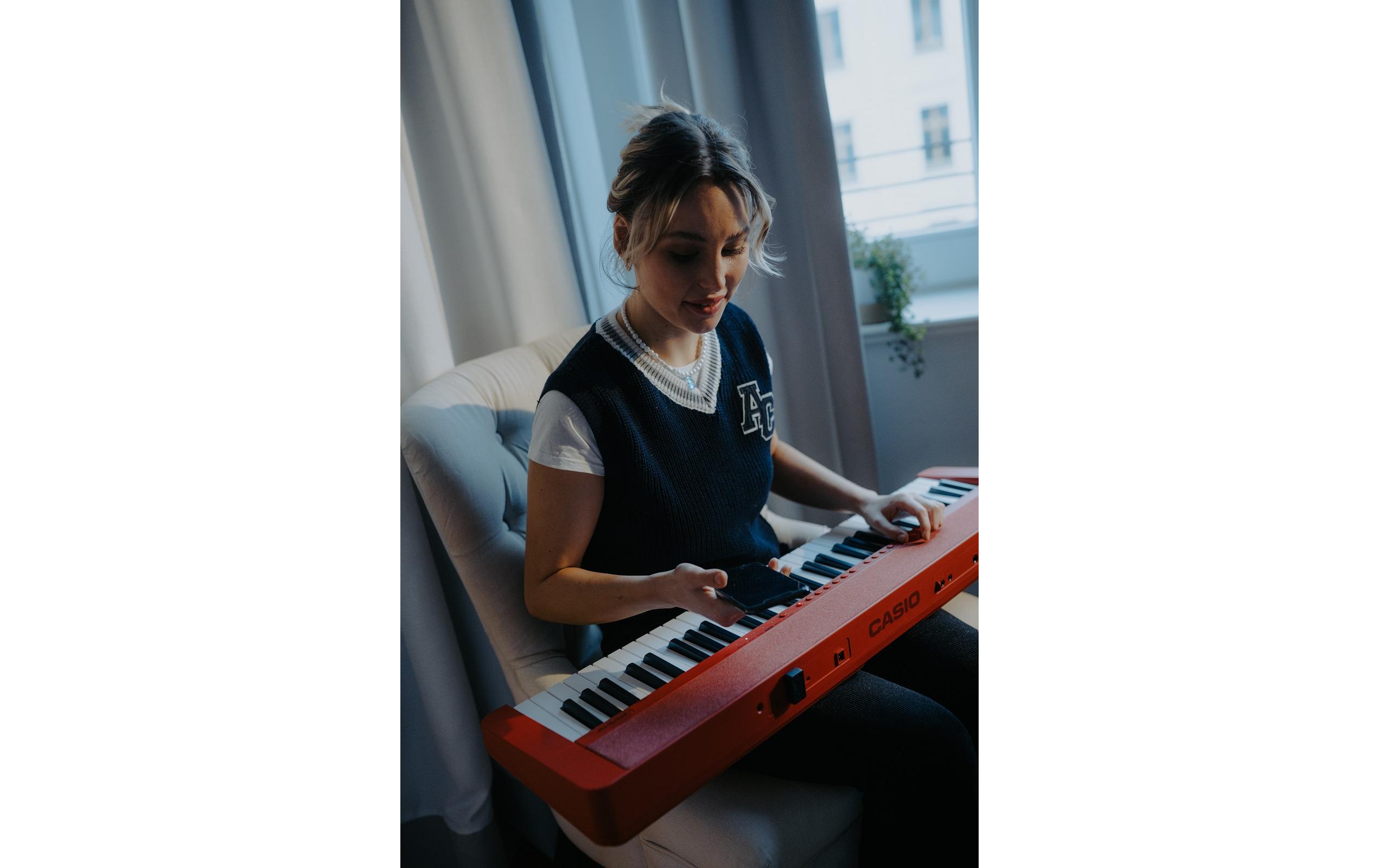 Casio Keyboard CT-S1RD Rot Casio Keyboard CT-S1RD Rot