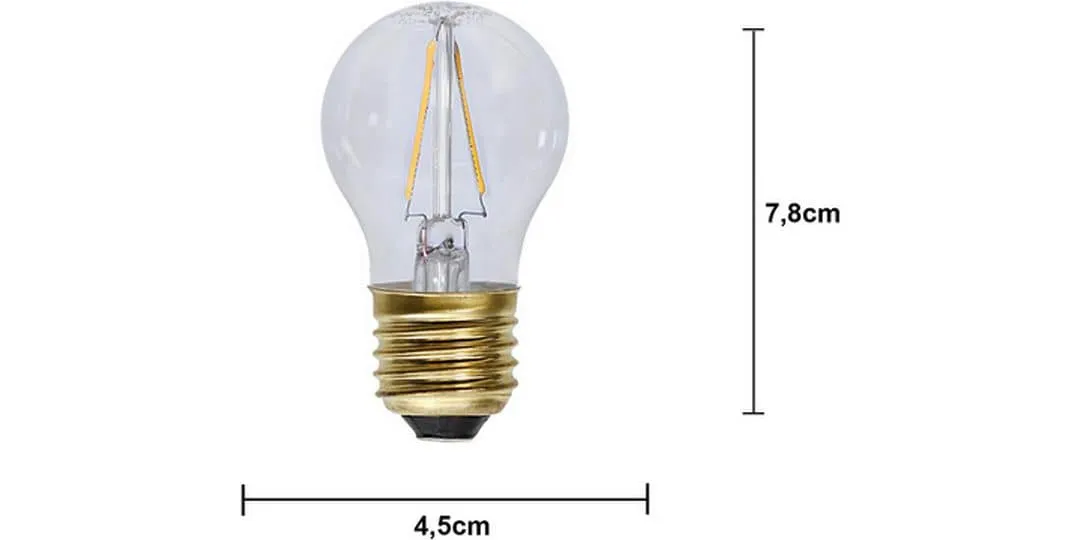 Star Trading LED Leuchtmittel E27 G45 Soft Glow 120 lm 2100K 1.5W 230 V Star Trading LED Leuchtmittel E27 G45 Soft Glow 120 lm 2100K 1.5W 230 V
