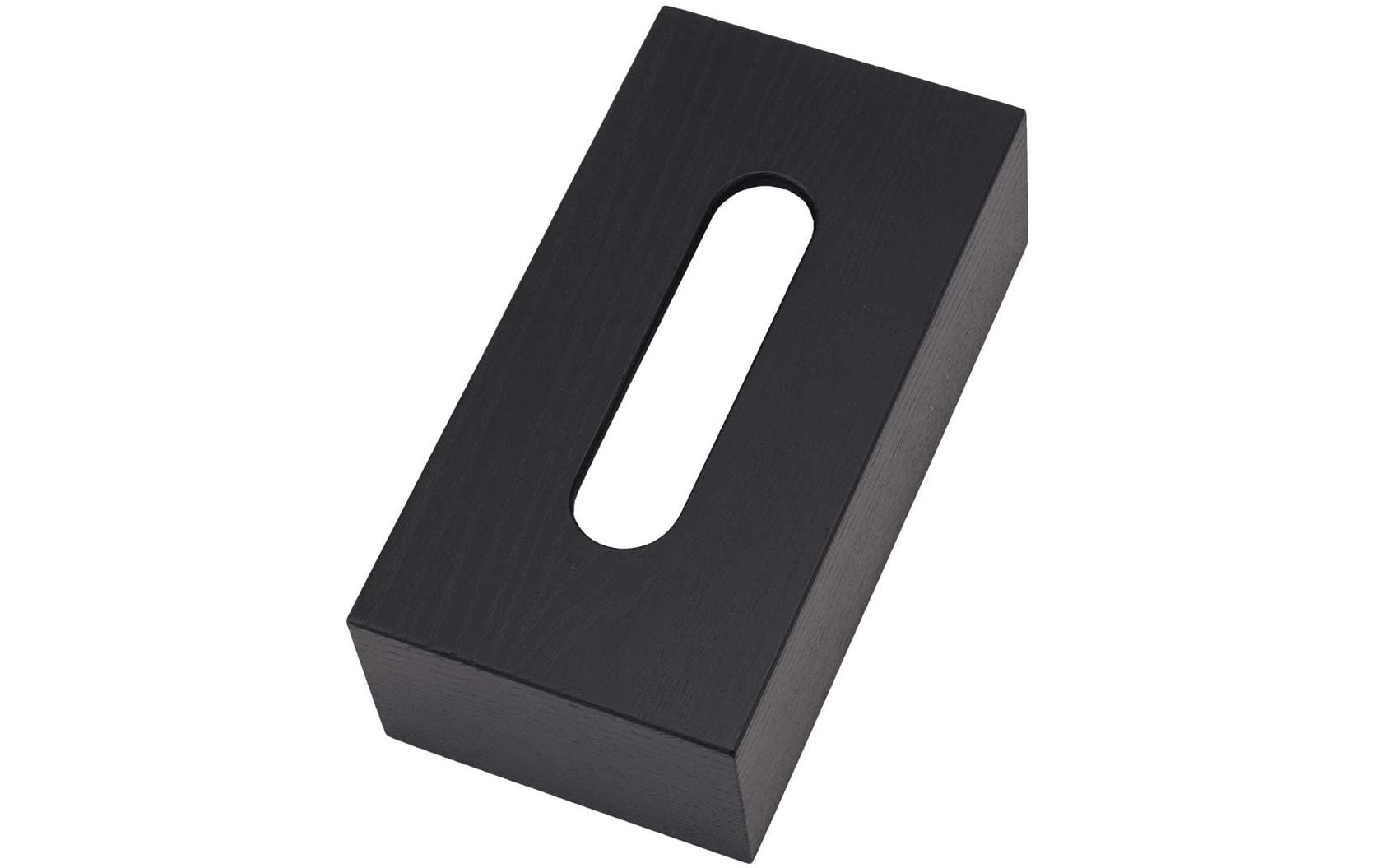 Aquanova Kosmetiktuchbox Cole Schwarz, Holz