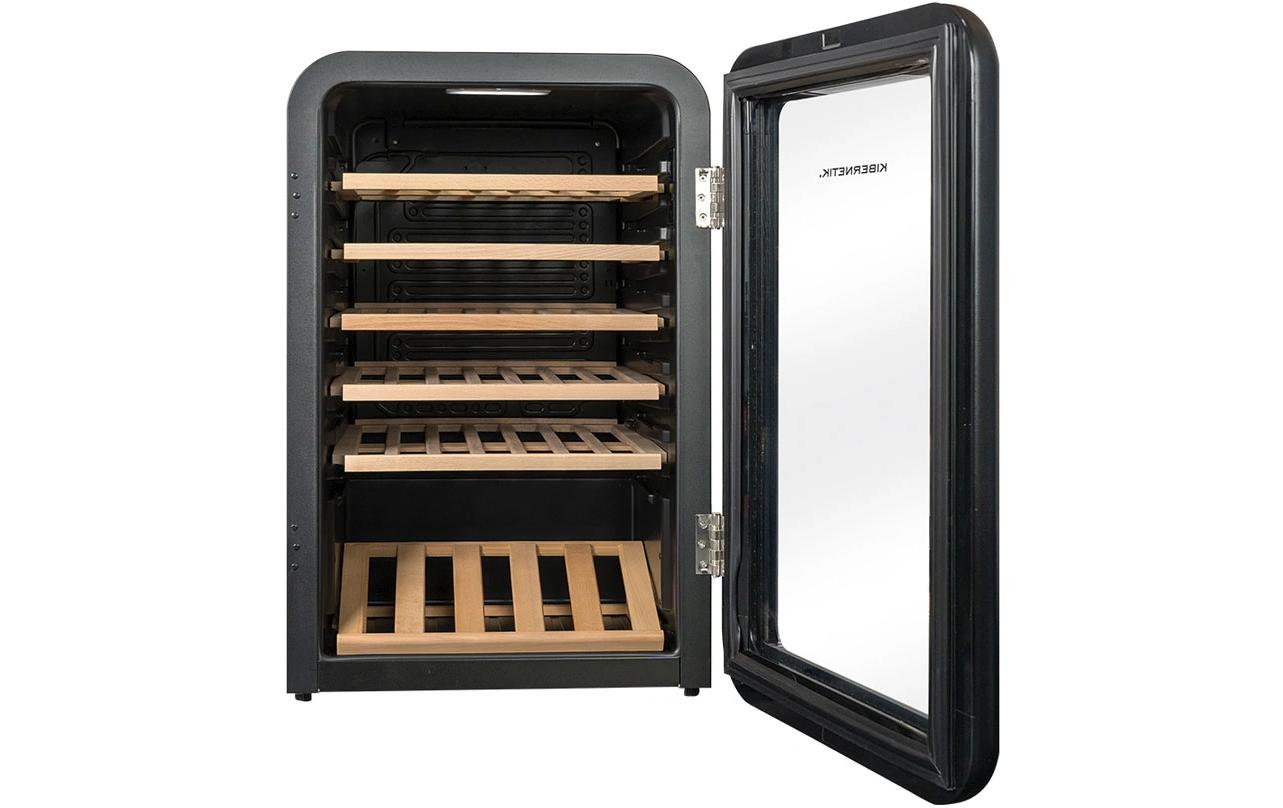 Kibernetik Weinkühlschrank WKH49S Rechts, Schwarz