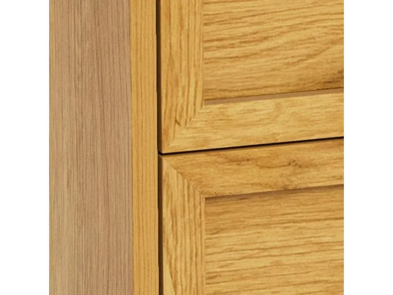 AC Design Nachttisch Palmdale Hellbraun, 45.6 x 40 x 61 cm