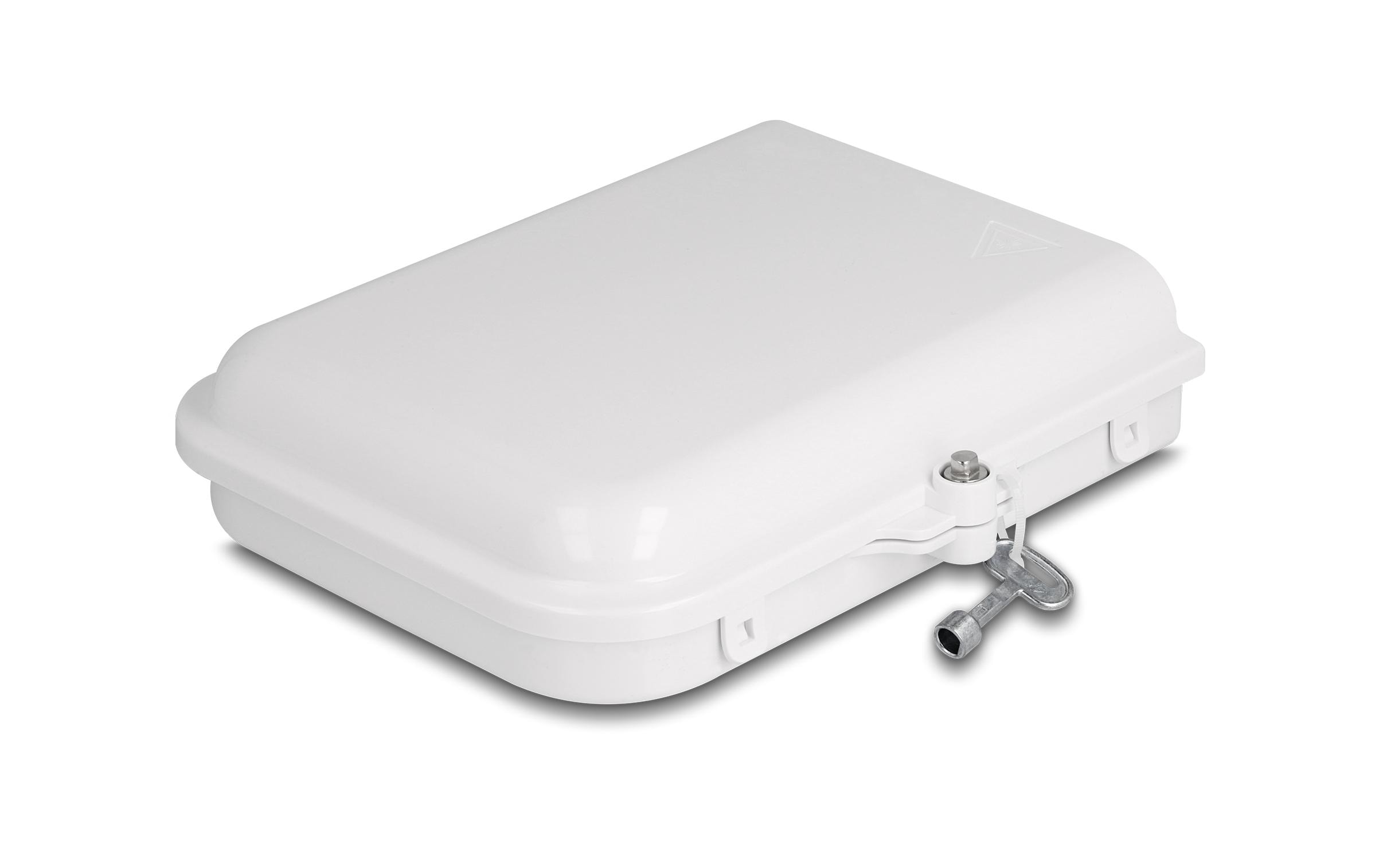 Delock LWL Verteilerbox IP65, 8 Port, Weiss Delock LWL Verteilerbox IP65, 8 Port, Weiss