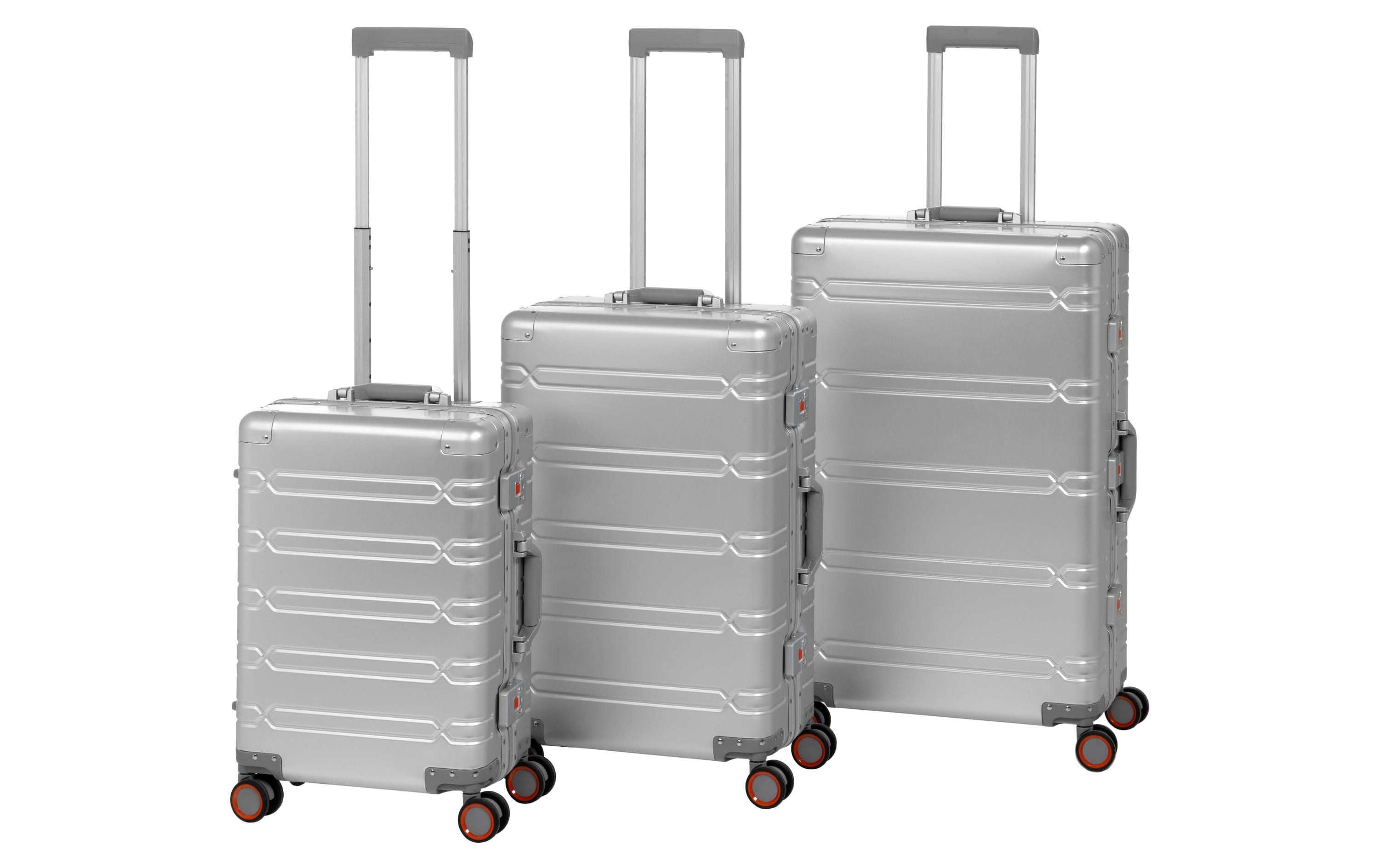 KOOR Reisekoffer Aluminium 40 L, Silber