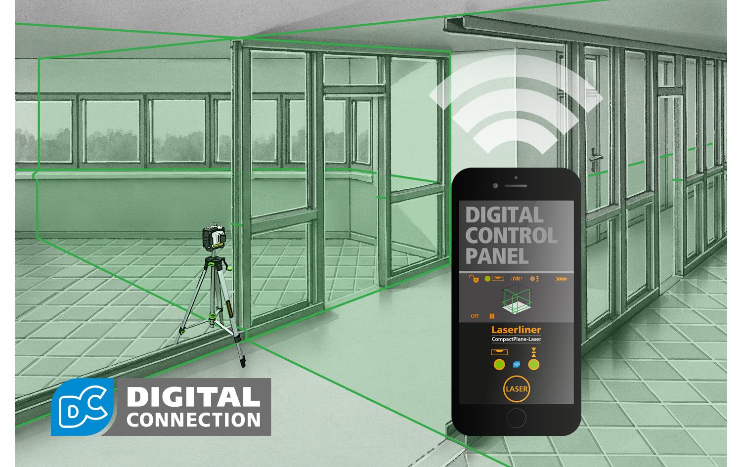 Laserliner Kreuzlinien-Laser CompactPlane 3G Pro 30 m Laserliner Kreuzlinien-Laser CompactPlane 3G Pro 30 m