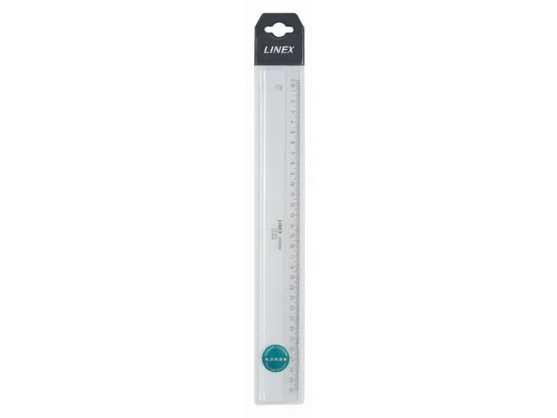 Linex Lineal mit Tuschekante, 30 cm Linex Lineal mit Tuschekante, 30 cm