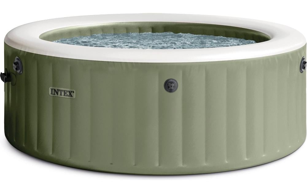 Intex 4-Personen Olive Grün Round Bubble Spa Set Ø 196 Intex 4-Personen Olive Grün Round Bubble Spa Set Ø 196