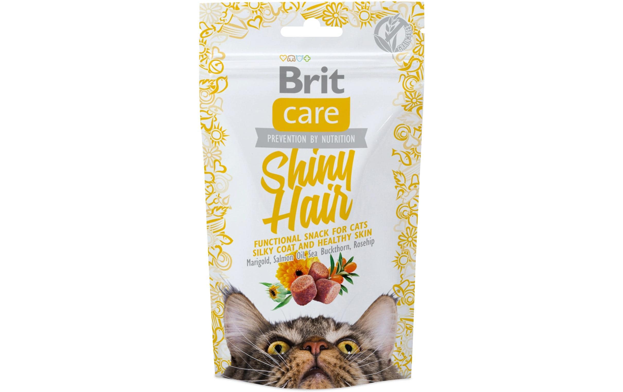 Brit Katzen-Snack Care Snack Shiny Hair 50 g