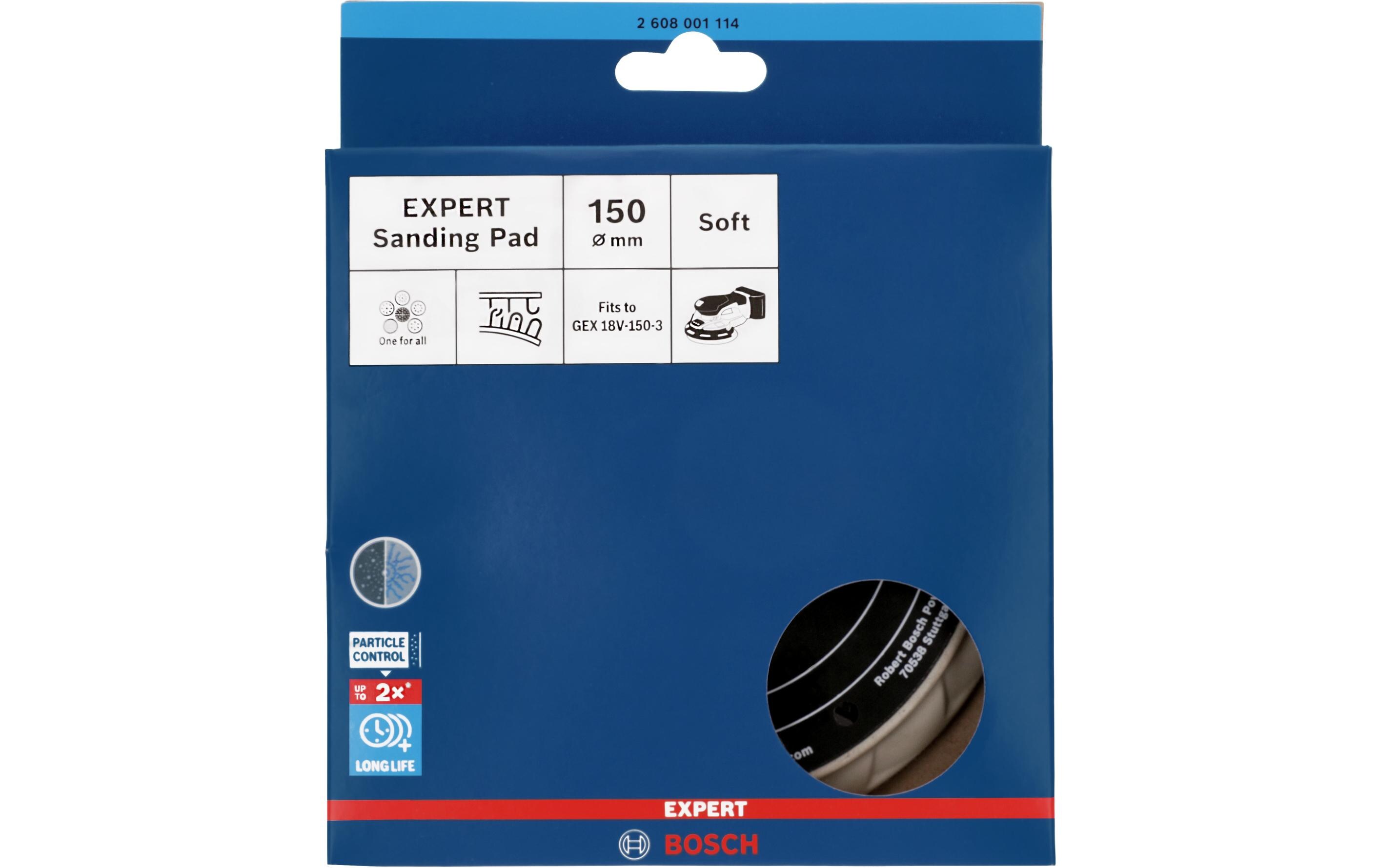 Bosch Professional EXPERT Multihole Schleifteller weich, 150 mm