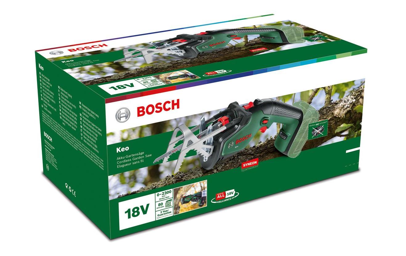 Bosch Akku-Gartensäge Keo 18 LI, Solo