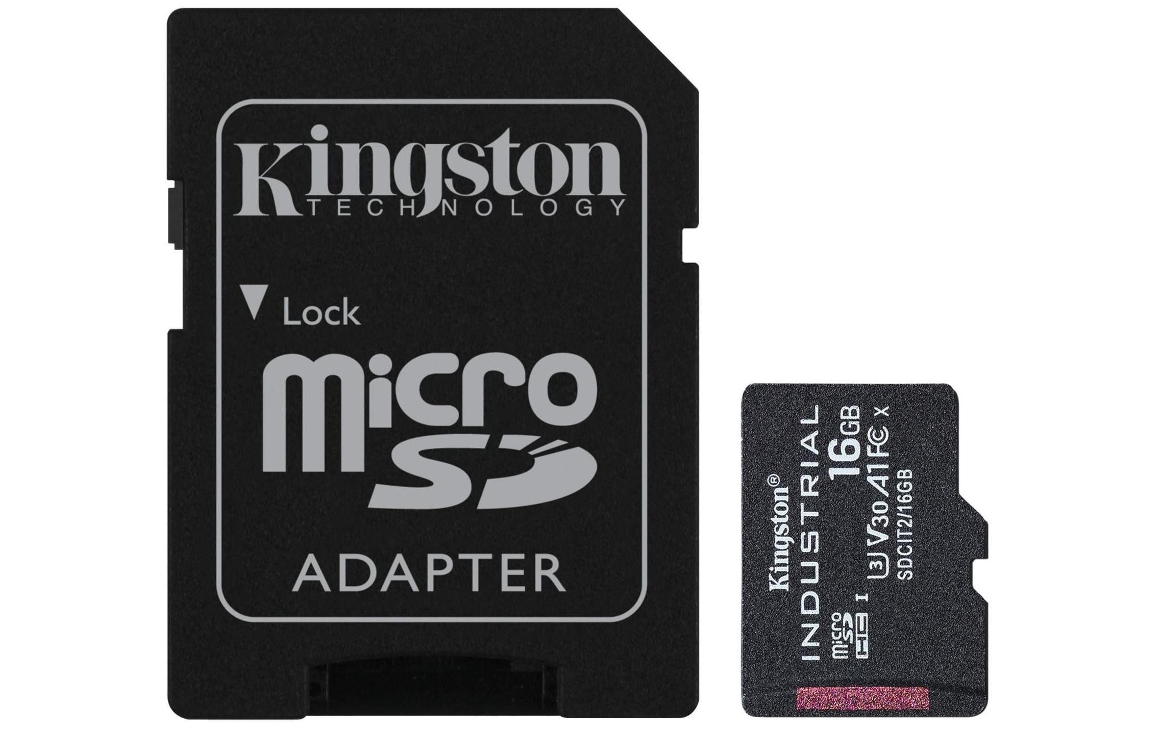Kingston microSDHC-Karte Industrial UHS-I 16 GB