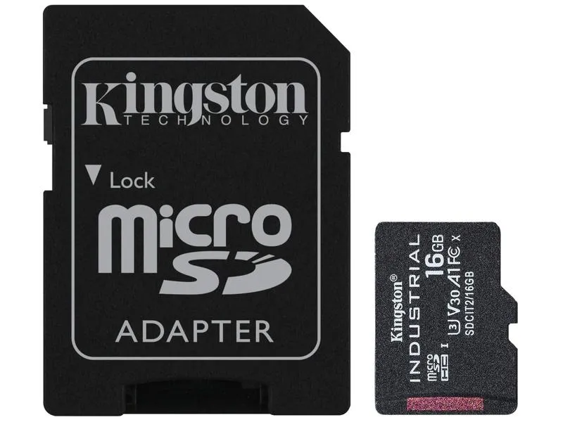 Kingston microSDHC-Karte Industrial UHS-I 16 GB Kingston microSDHC-Karte Industrial UHS-I 16 GB