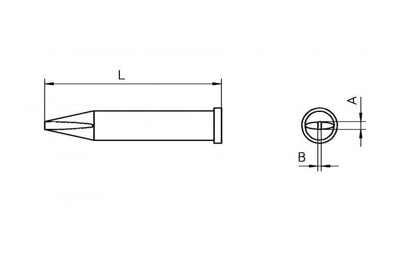 Weller Lötspitze XT A Meisselform 1.6 mm