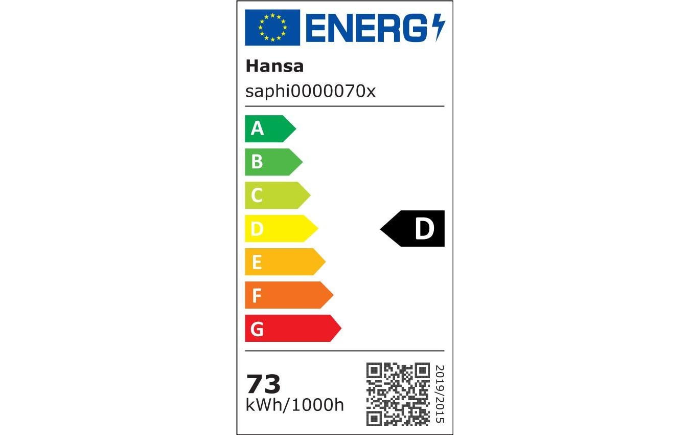 Hansa Bürostehleuchte LED Saphir 80 W, 4000 Kelvin, Anthrazit