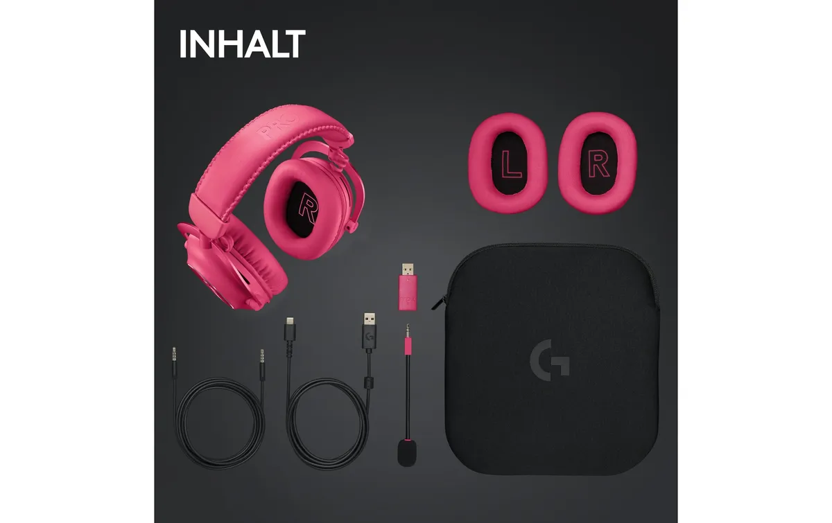 Logitech Headset G Pro X 2 Wireless Lightspeed Gaming Magenta Logitech Headset G Pro X 2 Wireless Lightspeed Gaming Magenta