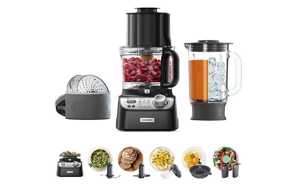 Kenwood Food Processor MultiPro XL Weigh+ FDM72.990SS, Grau/Silber