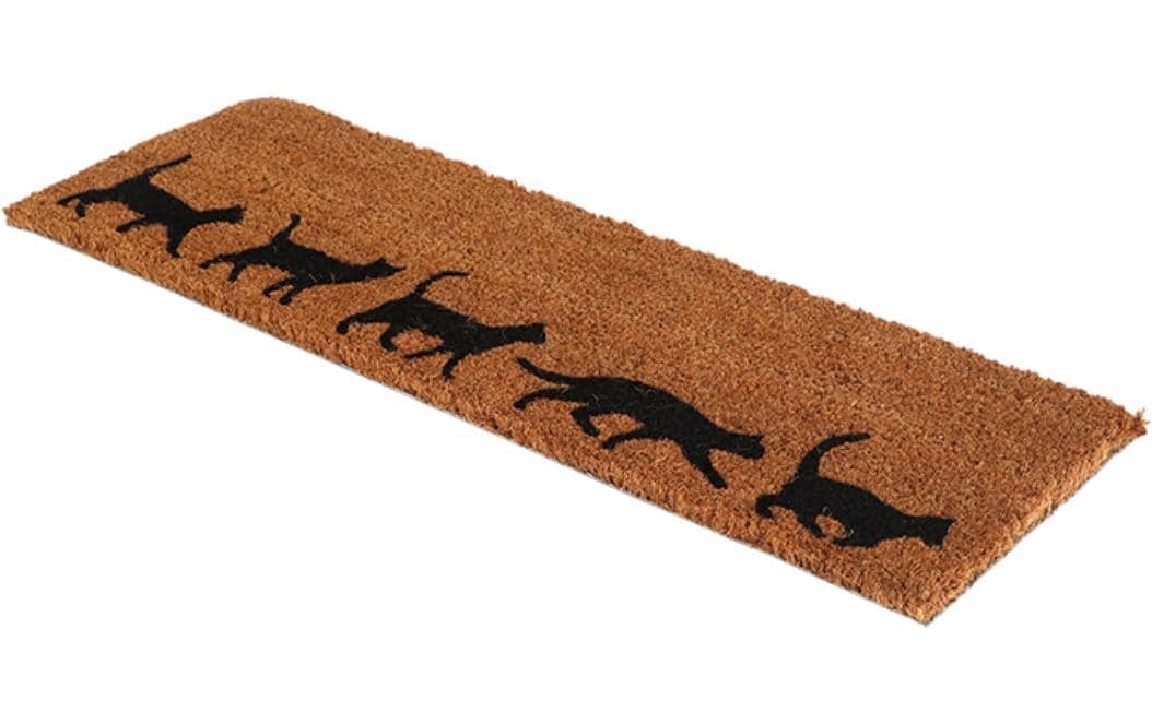 Esschert Design Fussmatte Katzen 25.4 cm x 75.7 cm