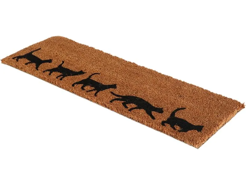 Esschert Design Fussmatte Katzen 25.4 cm x 75.7 cm