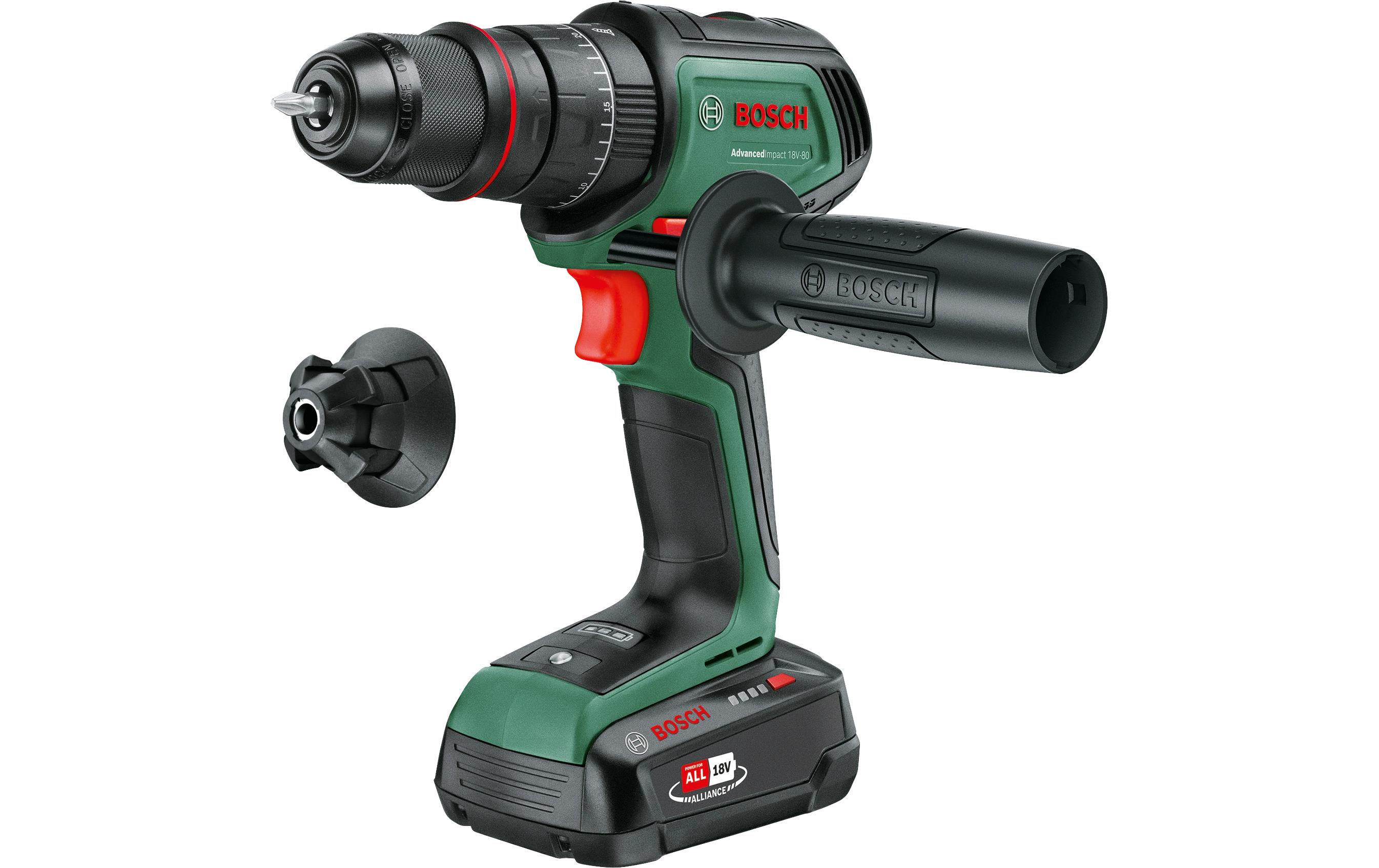 Bosch Akku-Schlagbohrmaschine AdvancedImpact 18 V-80 1 x Akku