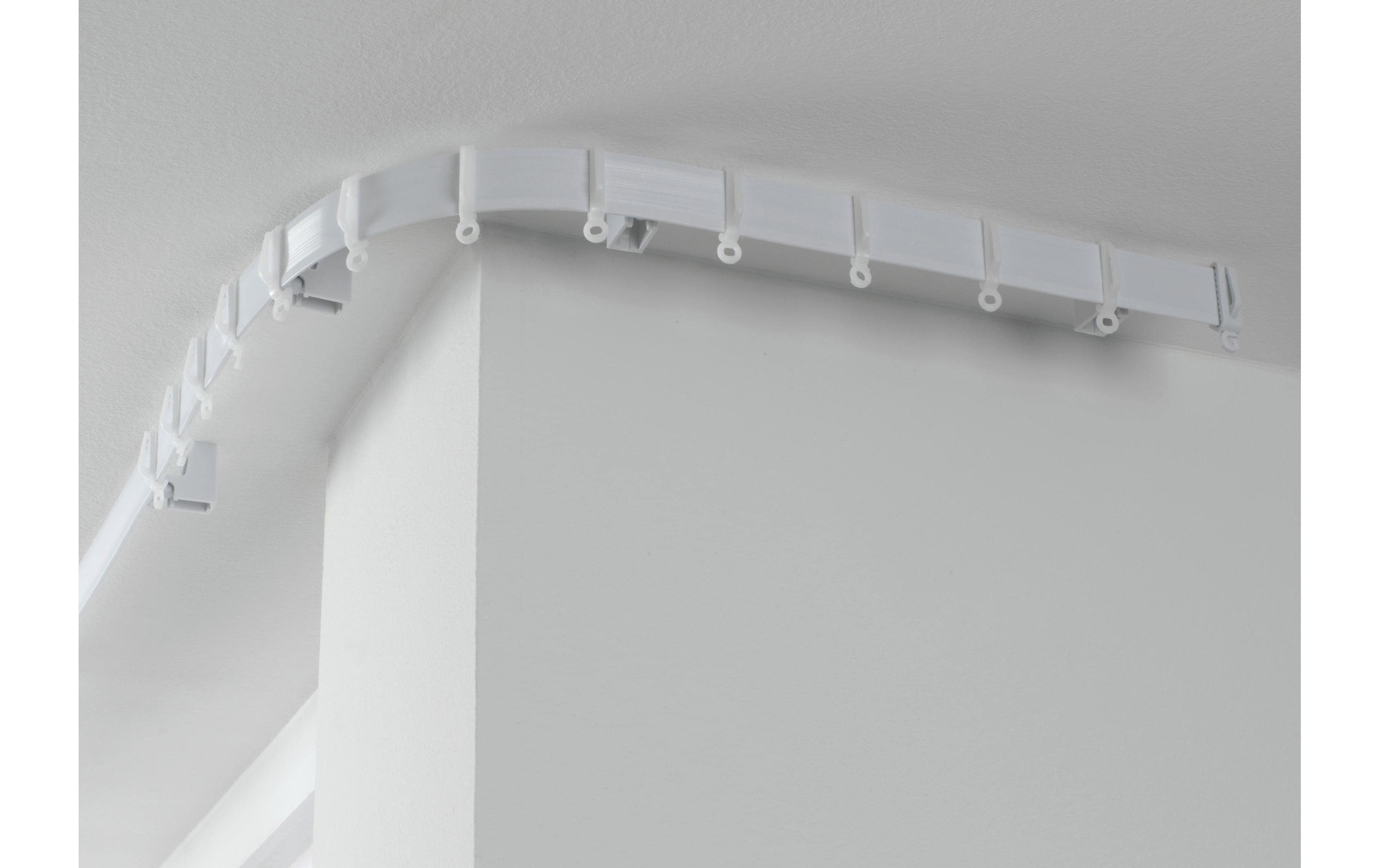 Gardinia Vorhangschiene Flexline, 350 cm, kürzbar Weiss