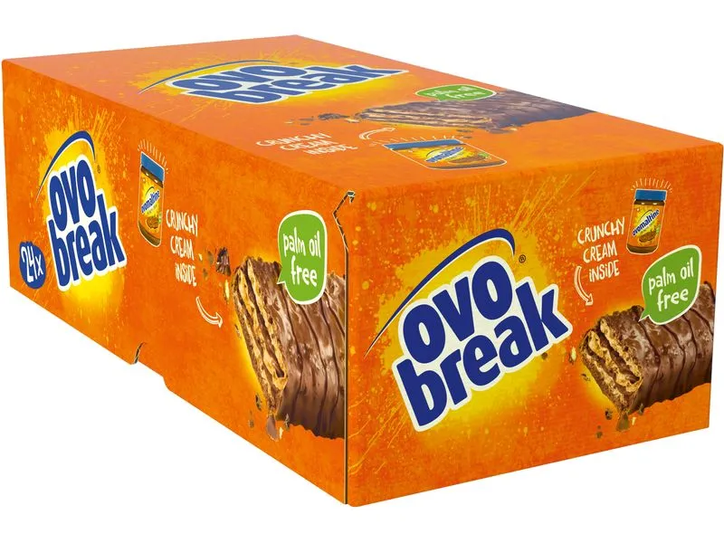 Ovomaltine Schokoladenriegel Ovo Break Waffelriegel 24 x 39 g Ovomaltine Schokoladenriegel Ovo Break Waffelriegel 24 x 39 g