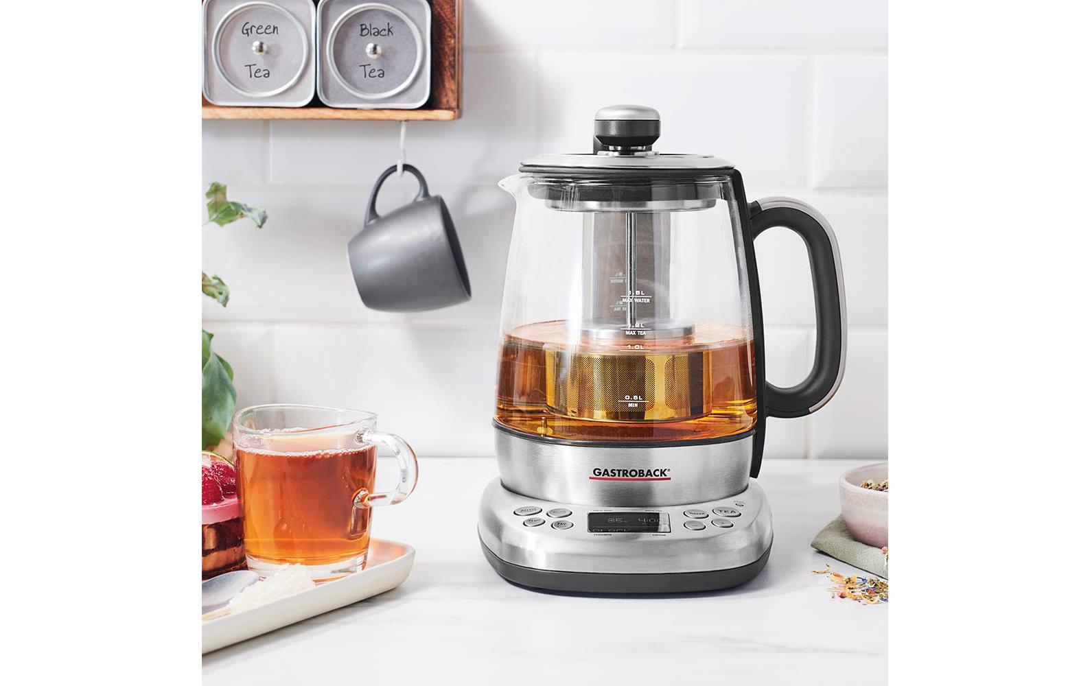 Gastroback Tee- und Wasserkocher Advanced Plus Silber