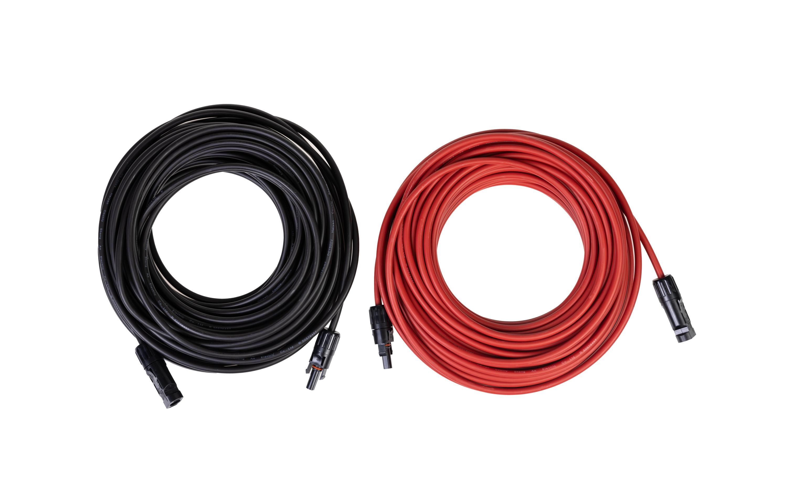 FURBER.power Solarkabel 6 mm² MC4-kompatibel, Set, 20 m