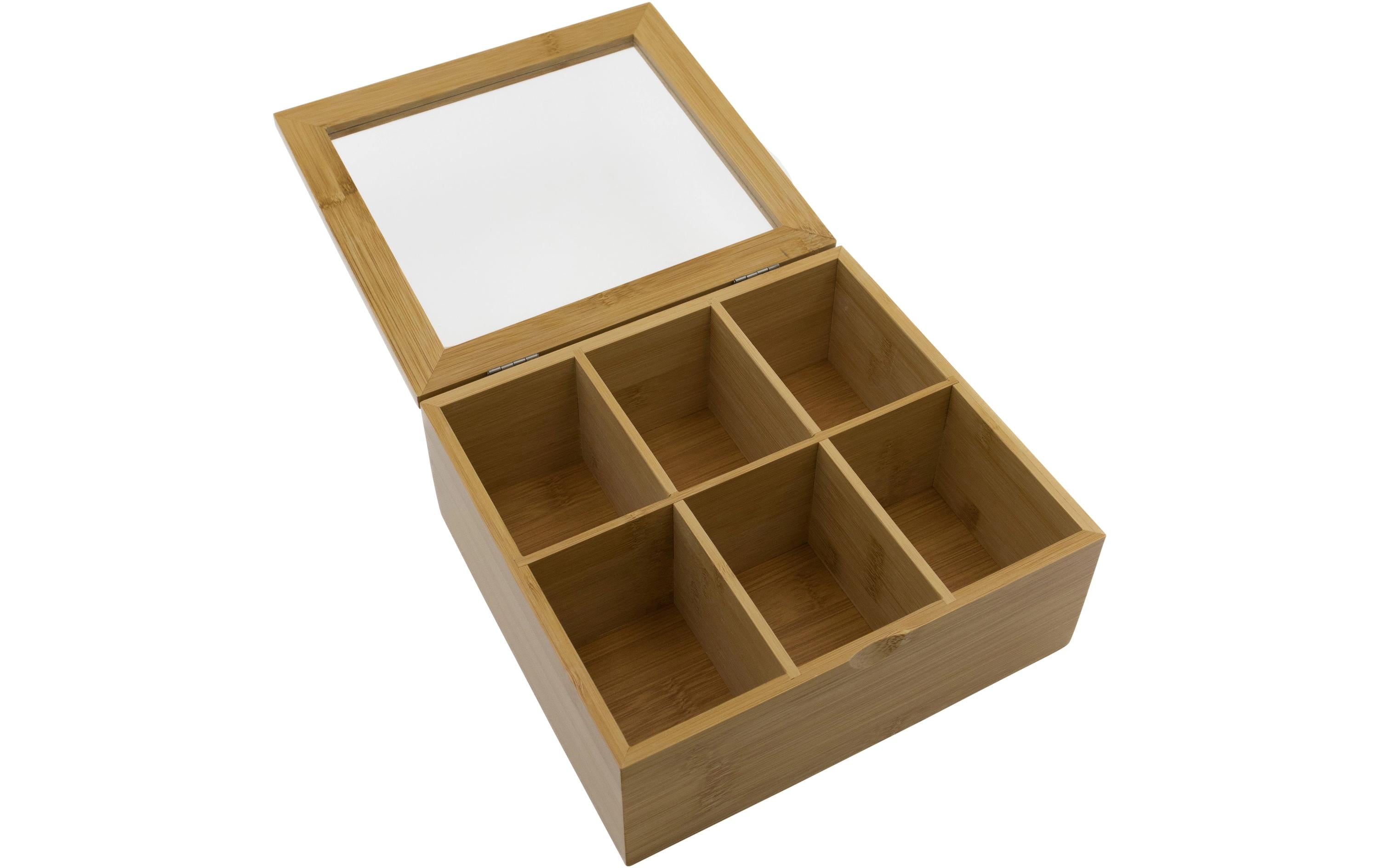 Stronghold Teabox Bambus mit 6 Fächern, Nature Stronghold Teabox Bambus mit 6 Fächern, Nature