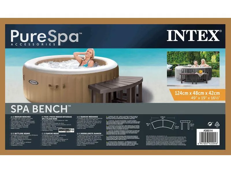 Intex Whirlpool-Sitzbank Set, 2 x Medium Intex Whirlpool-Sitzbank Set, 2 x Medium