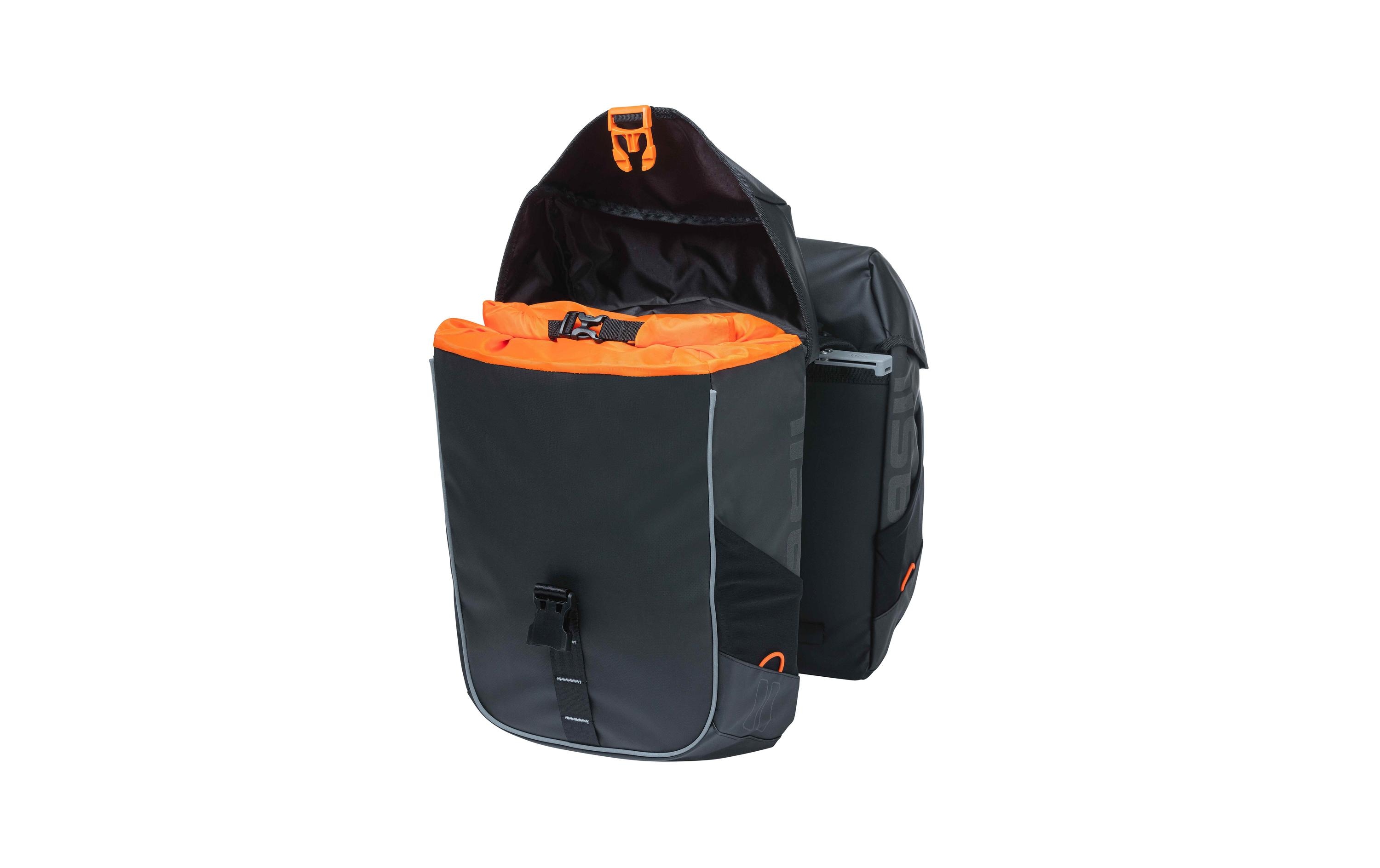 BASIL Doppelseitentasche Miles Tarpaulin MIK