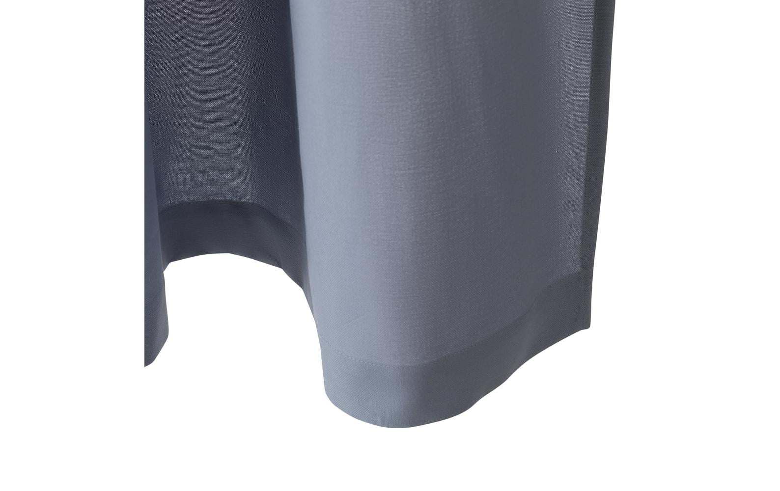 Urbanara Tagvorhang Solana Helles Graublau 2er Set 140 x 245 cm