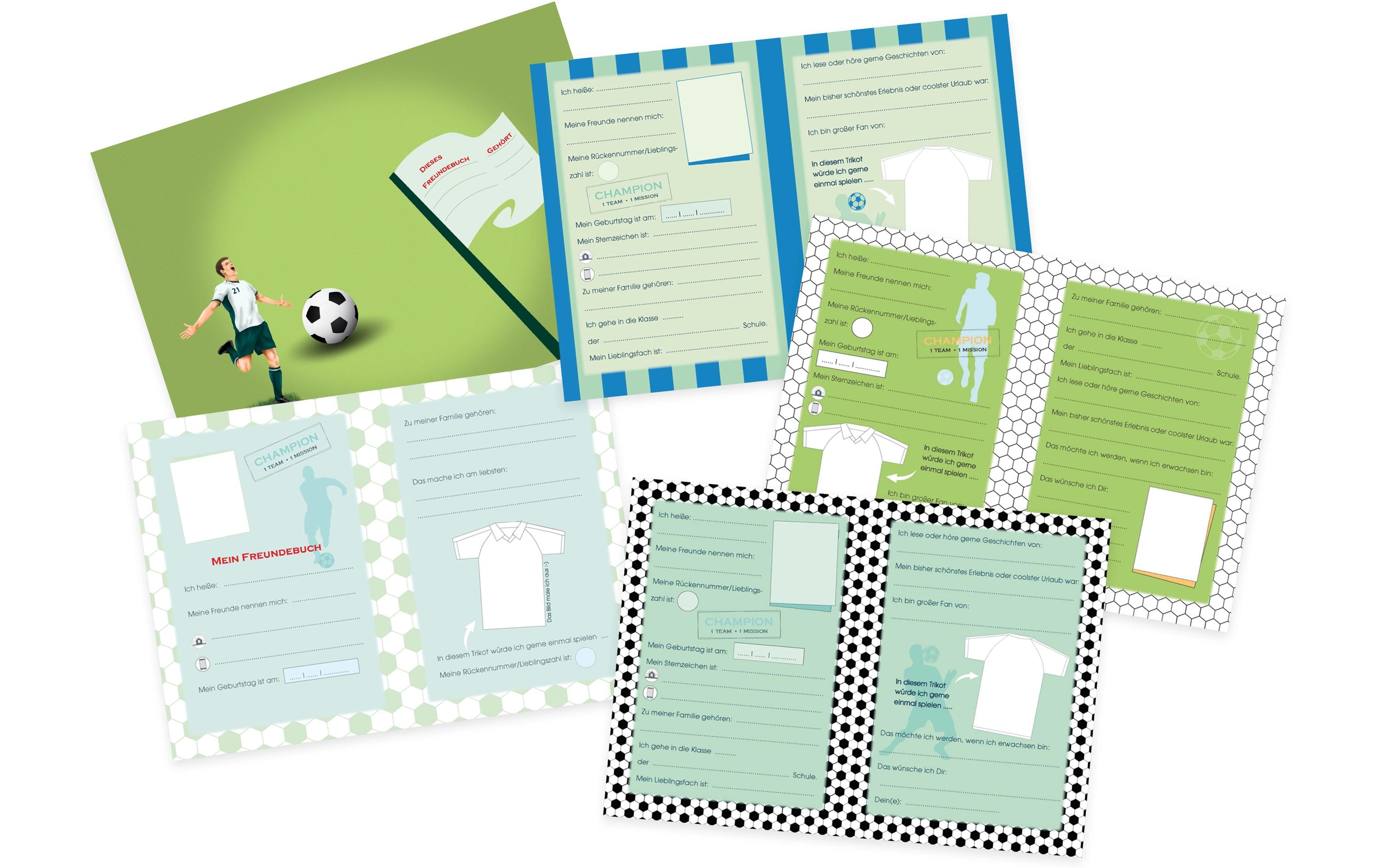 Goldbuch Freundebuch Stürmer A5, 88 Seiten