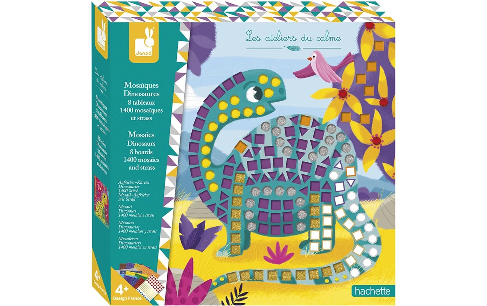 Janod Bastelset Dinosaurier Mosaik Janod Bastelset Dinosaurier Mosaik