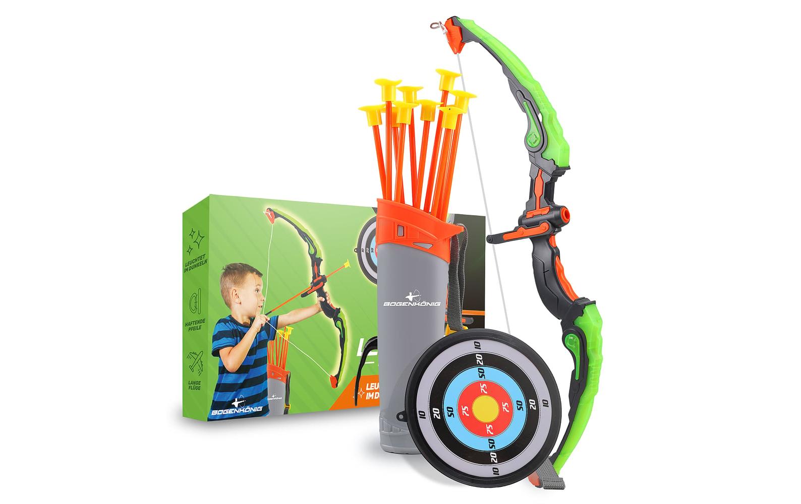 Bogenkönig Bogenschiess-Set leuchtend
