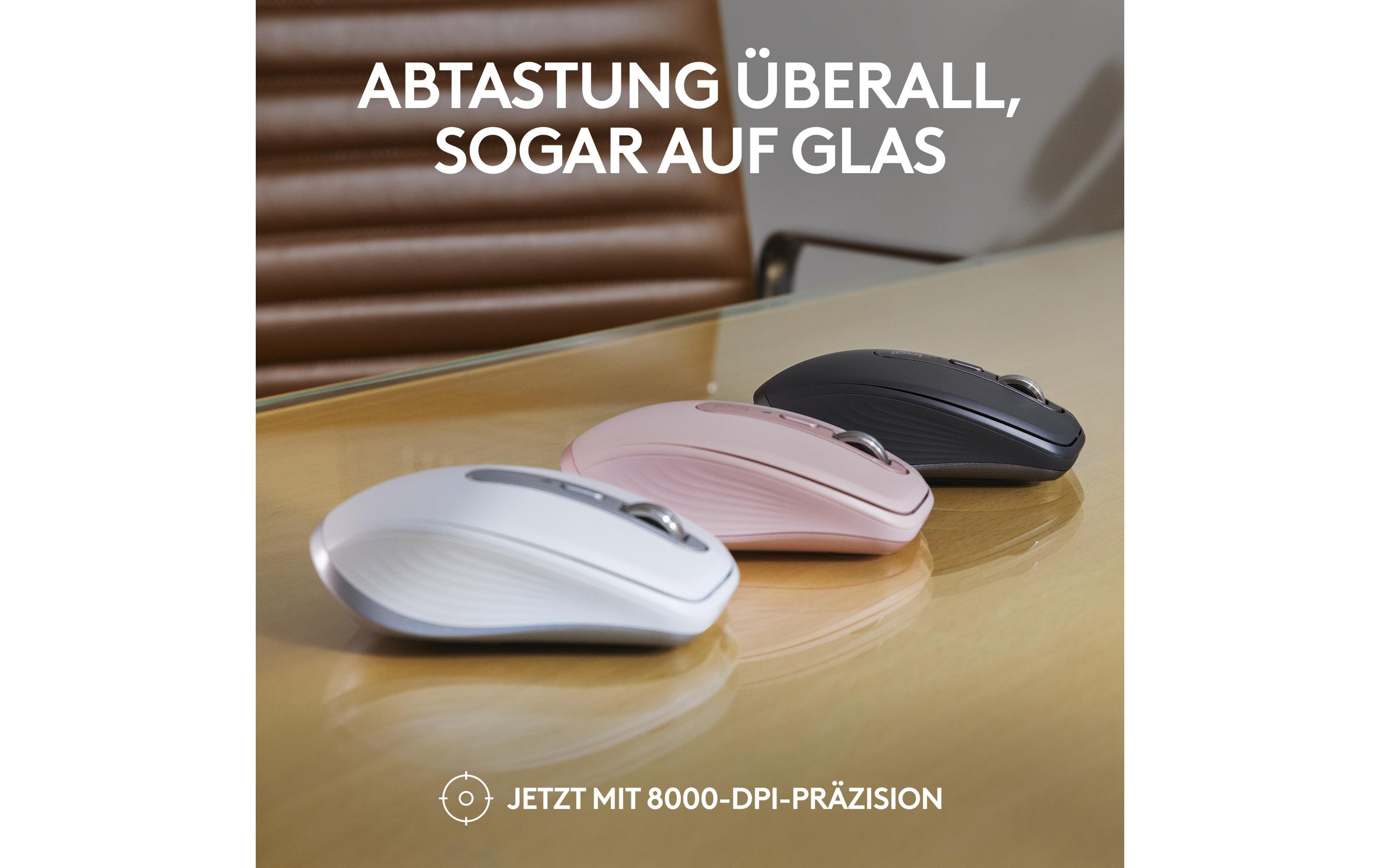 Logitech Mobile Maus MX Anywhere 3s Pale Grey