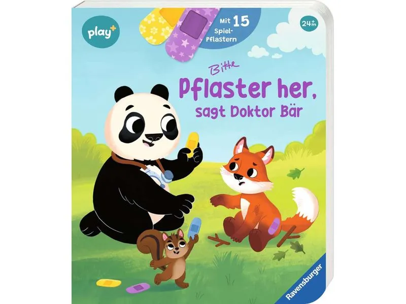 play+ Mein lustiges Spielbuch Pflaster her, sagt Doktor Bär play+ Mein lustiges Spielbuch Pflaster her, sagt Doktor Bär
