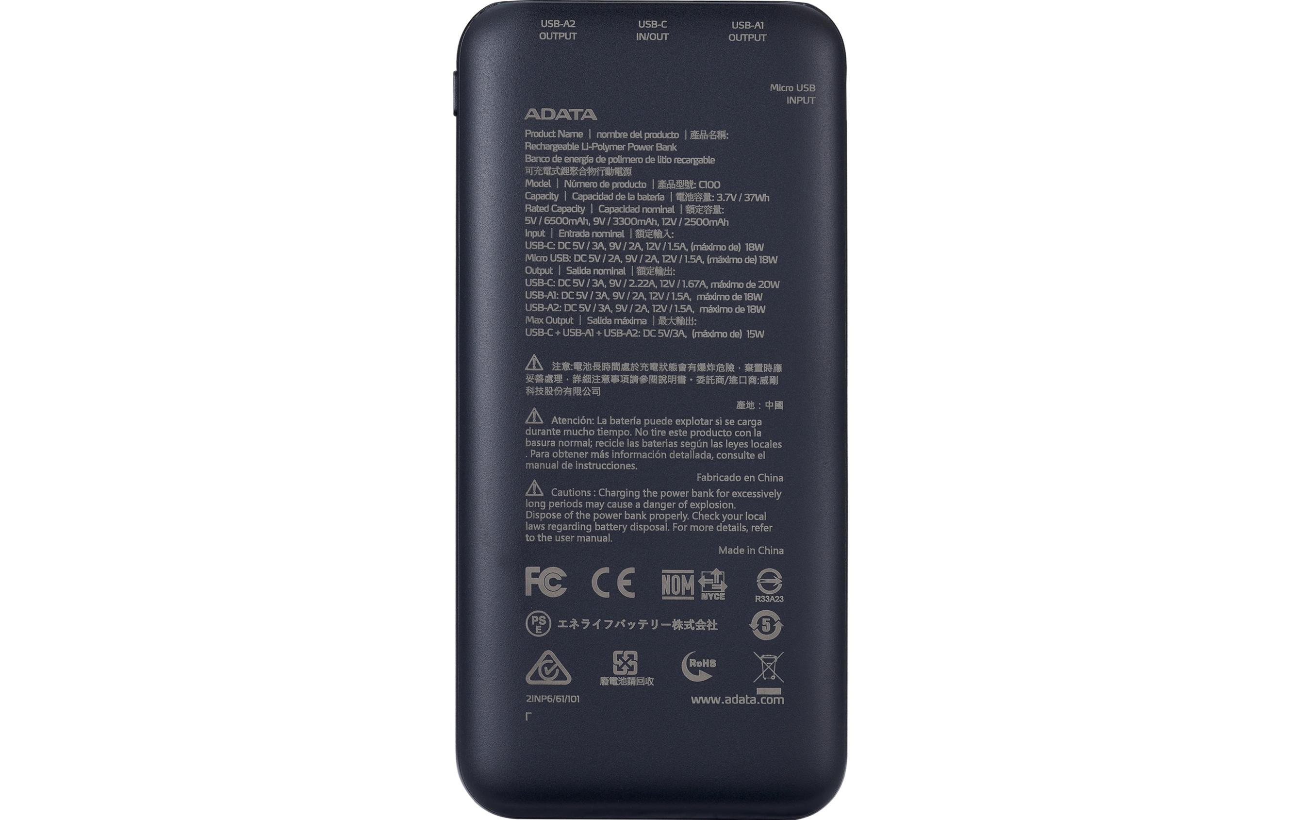 ADATA Powerbank C100 10000 mAh